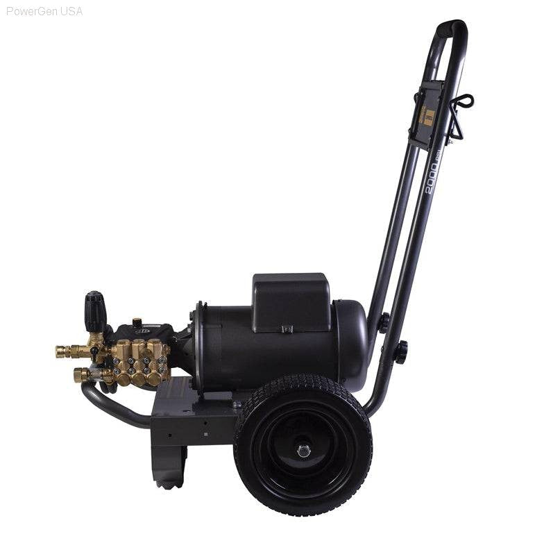 BE Power Equipment 2700 PSI  3.5 GPM Electric Pressure Washer with Baldor Motor and AR Triplex Pump
