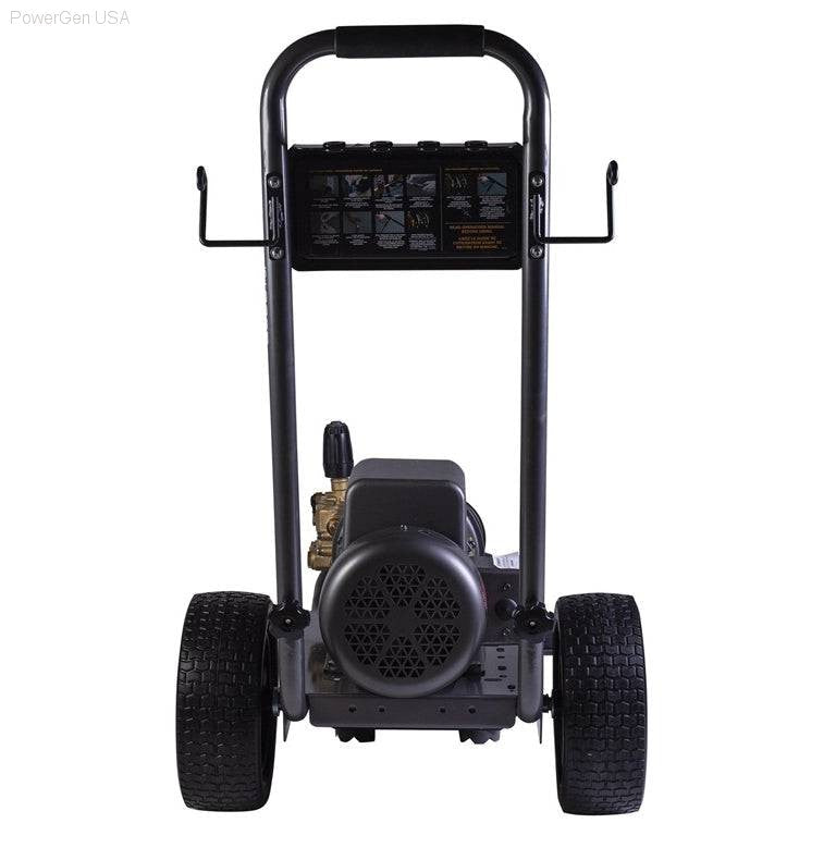 BE Power Equipment 2700 PSI  3.5 GPM Electric Pressure Washer with Baldor Motor and AR Triplex Pump