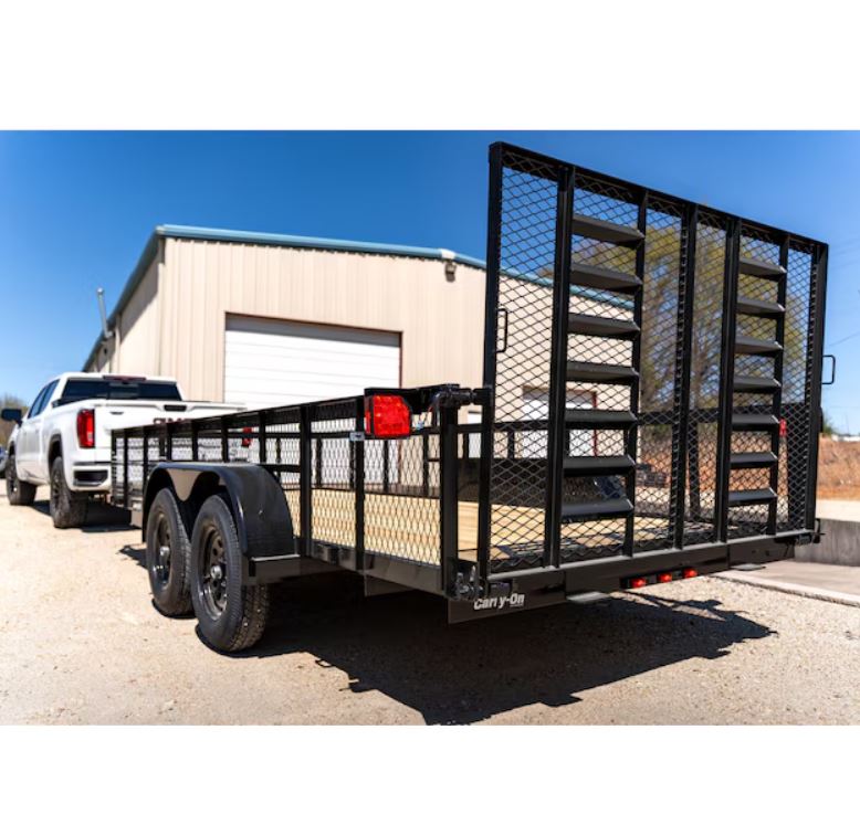 7 X 14 Carry-On ATV Trailer with Gate Ramps