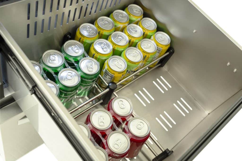 Blaze | 23.5” 5.1 Cubic Feet Outdoor Rated Double Drawer Refrigerator