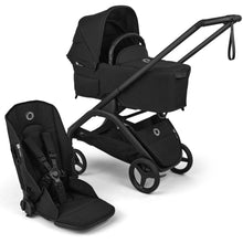 Load image into Gallery viewer, Bugaboo Dragonfly Travel System One Hand Fold Black