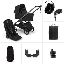 Load image into Gallery viewer, Bugaboo Dragonfly Plus Ultimate Pushchair Travel System Bundle Heritage Black