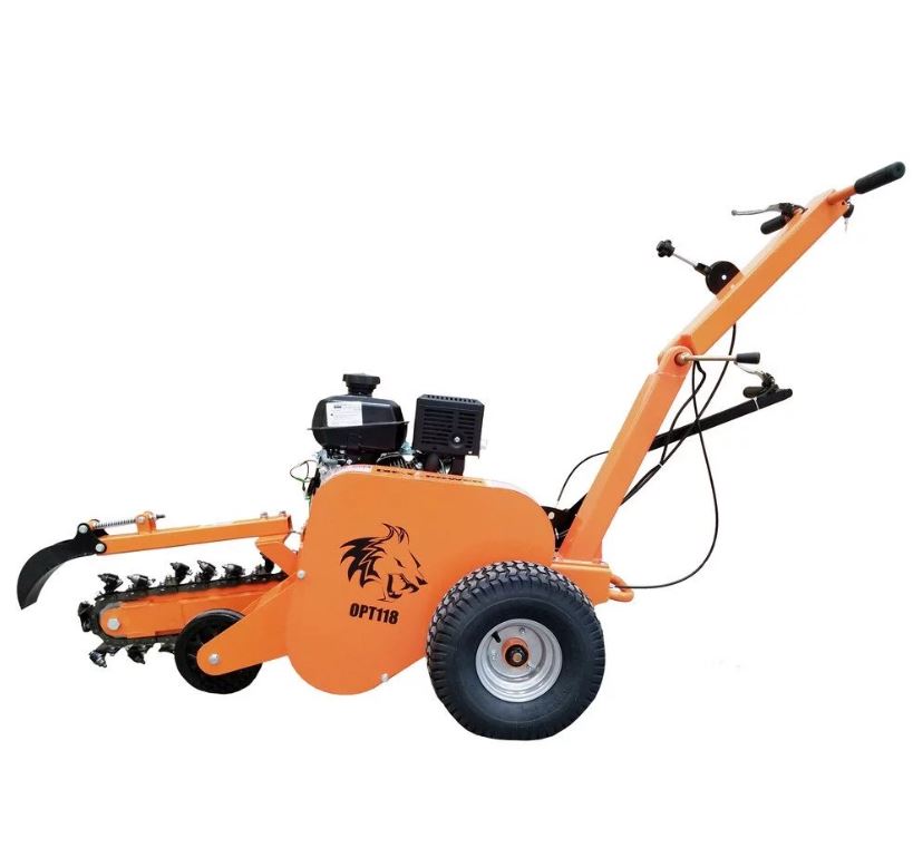 Detail K2 OPT118 18 in. 7 HP Trencher with kohler CH270 Command PRO Commercial Gas Engine