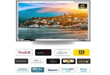 Load image into Gallery viewer, Soulaca 55 inches Smart Waterproof Mirror TV 4K UHD webOS Built-in ATSC DTV Tuner Voice Control, Large Bathroom &amp; Indoor Hotel Resort Television Wall-Mount Big Screen Pool