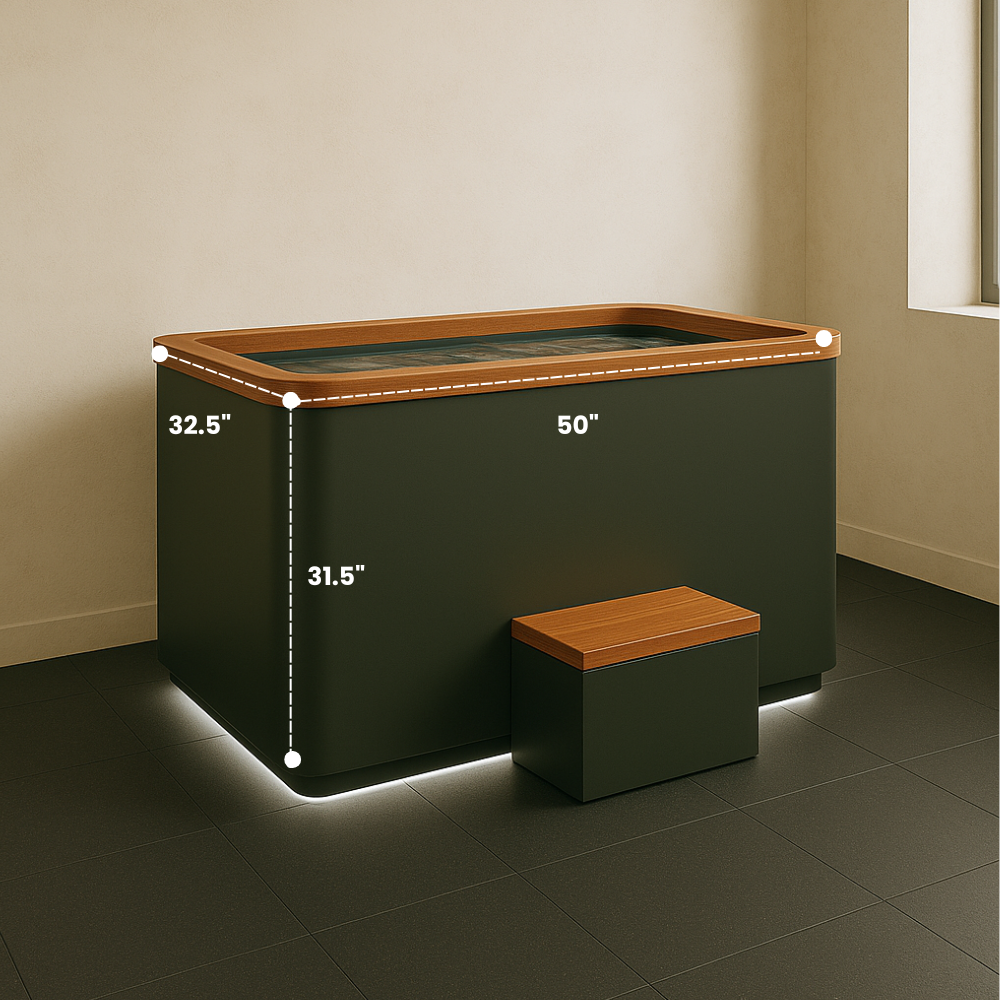 Stealth Cedar Plunge + Titan Sauna Bundle (2)