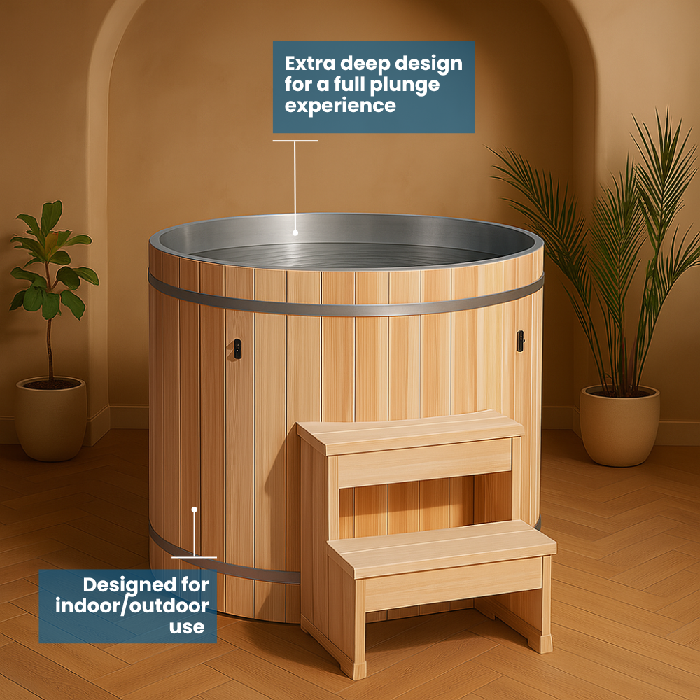 Barrel Cold Plunges - Stainless