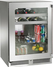 Load image into Gallery viewer, Perlick Signature Series 24-Inch 5.2 cu. ft. Capacity Built-In Beverage Center with 5.2 cu. ft. Capacity in Stainless Steel (HP24BS-4-1L &amp; HP24BS-4-1R)