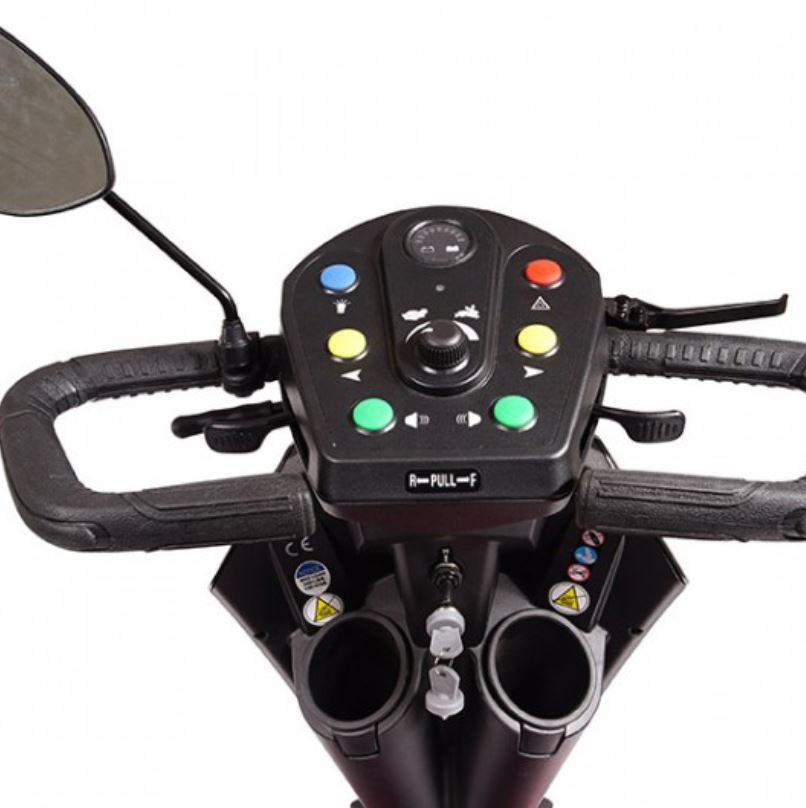 Golden Patriot 4-Wheel Heavy Duty Outdoor Electric Scooter (GR575) - 400 lbs Capacity, 8 MPH