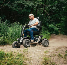 Load image into Gallery viewer, Pride Baja Wrangler 2 Outdoor All-Terrain Personal Electric Scooter - 450 Lbs Capacity, 75 Ah Battery, True Blue (BA400)