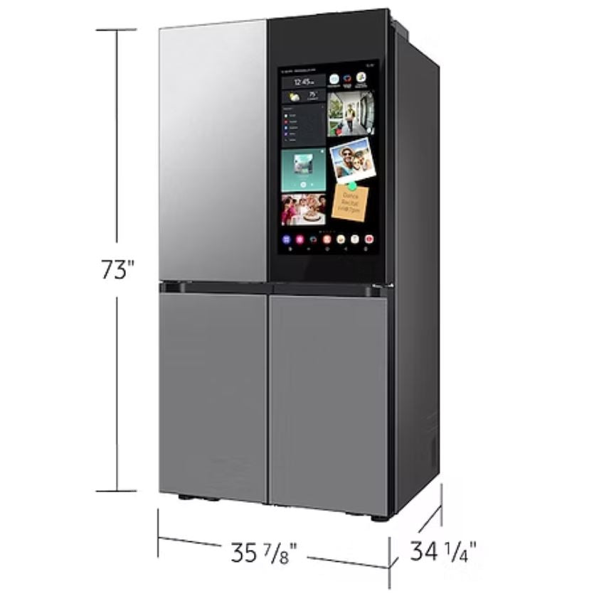 Bespoke 4-Door Flex Refrigerator (29 cu. ft.) AI Family Hub/AI Vision