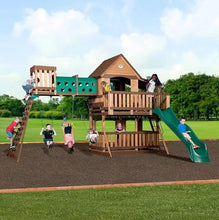 Load image into Gallery viewer, Backyard Discovery Woodridge Elite Swing Set