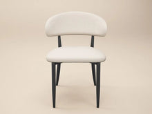 Load image into Gallery viewer, SOLACE+CO Varm &amp; Cyra Black Dining Table Set with Beige Chenille Chairs Table + 4 Chairs
