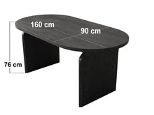 Load image into Gallery viewer, SOLACE+CO Varm &amp; Cyra Black Dining Table Set with Beige Chenille Chairs Table + 4 Chairs