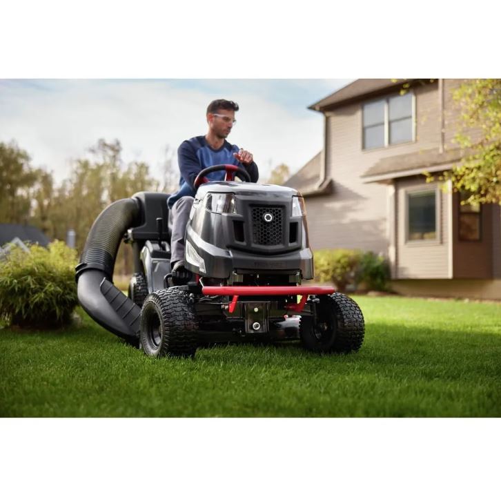 Troy-Bilt Bronco 42E XP – 42” 56V MAX Lithium-Ion Electric Riding Lawn Tractor