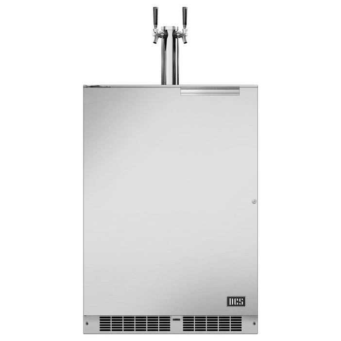 DCS | 24” Outdoor Dual Tap Beer Kegerator (Left Hinged)