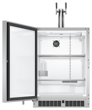 Load image into Gallery viewer, DCS | 24” Outdoor Dual Tap Beer Kegerator (Left Hinged)