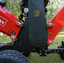 Load image into Gallery viewer, 8 inch ZONSEN E-Start 1000cc 35hp Gas Powered 4 - Wheel Drum Wood Chipper with Taillight , B200