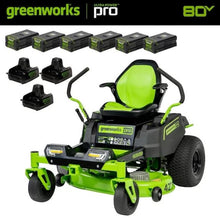 Load image into Gallery viewer, Greenworks Pro Crossover Zero Turn 42-in Lithium Ion Electric Riding Lawn Mower