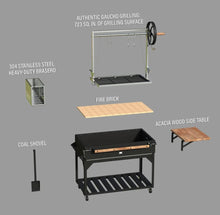Load image into Gallery viewer, Backyard Discovery Argentine Santa Maria Wood Fire &amp; Charcoal Grill - premium
