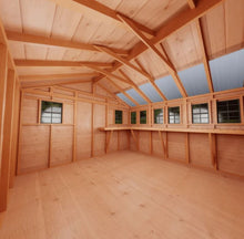 Load image into Gallery viewer, Cedar Sunshed Garden Shed | 12×12
