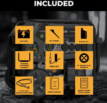 Load image into Gallery viewer, Tri Fuel Portable Generator 9400W Electric Start 120/240V with CO Alert