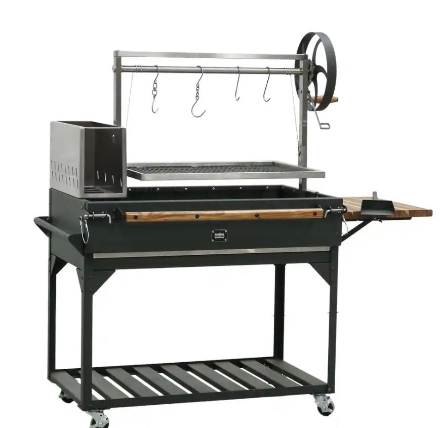 Backyard Discovery Argentine Santa Maria Wood Fire & Charcoal Grill - premium