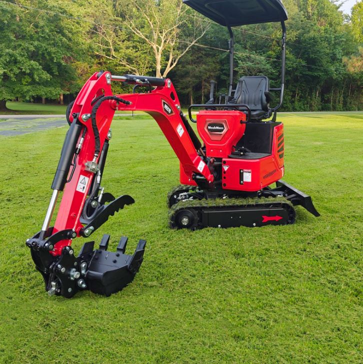 Mini Compact Excavator H-O-N-D-A GX390 Engine, 65.7" Max. Digging Depth, 1Ton, 2280 LBS Operating Weight