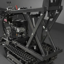 Load image into Gallery viewer, 1100lbs Capacity E-Start 10HP 302cc Gas Engine Tracked Dumper Hydraulic Tipping and Lifting with Front Shovel