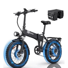 Load image into Gallery viewer, Folding Ebikes for Adults Ridstar 750W Motor 48V 14AH Removable Battery 20 X 4.0 Fat Tire Shimano 7-Speed 19.8MPH Electric Bike