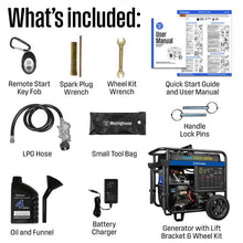 Load image into Gallery viewer, Westinghouse 14,500W Push Button Start Power Generator, CO Sensor