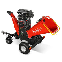 Load image into Gallery viewer, 8 inch ZONSEN E-Start 1000cc 35hp Gas Powered 4 - Wheel Drum Wood Chipper with Taillight , B200