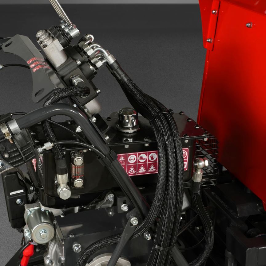 1100lbs Capacity E-Start 10HP 302cc Gas Engine Tracked Dumper Hydraulic Tipping and Lifting with Front Shovel