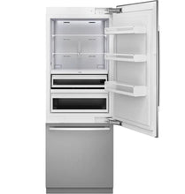 Load image into Gallery viewer, Benchmark® 16.5 Cu. Ft. 30'' Wide Built-in Bottom Freezer Refrigerator with Softclose® Flat Hinge