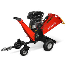 Load image into Gallery viewer, 8 inch ZONSEN E-Start 1000cc 35hp Gas Powered 4 - Wheel Drum Wood Chipper with Taillight , B200