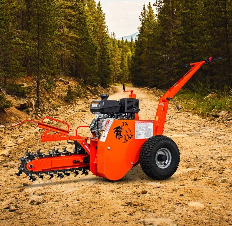 Detail K2 OPT118 18 in. 7 HP Trencher with kohler CH270 Command PRO Commercial Gas Engine