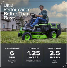 Load image into Gallery viewer, Greenworks 60V 30” CrossoverT Riding Lawn Tractor with 8.0 Ah