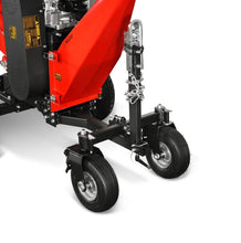Load image into Gallery viewer, 8 inch ZONSEN E-Start 1000cc 35hp Gas Powered 4 - Wheel Drum Wood Chipper with Taillight , B200