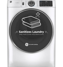 Load image into Gallery viewer, GE® ENERGY STAR® 7.8 cu. ft. Capacity Smart Front Load Electric Dryer with Steam and Sanitize Cycle