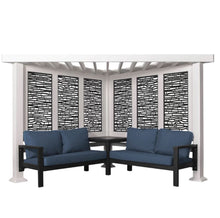 Load image into Gallery viewer, Backyard Discovery Ridgedale Traditional Pergola with Built-in Conversation Seating