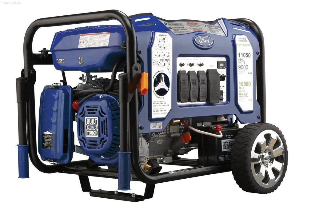 Ford-FG11050PBE 11,050W Dual Fuel Portable Generator with Switch & Go Technology - PowerGen USA