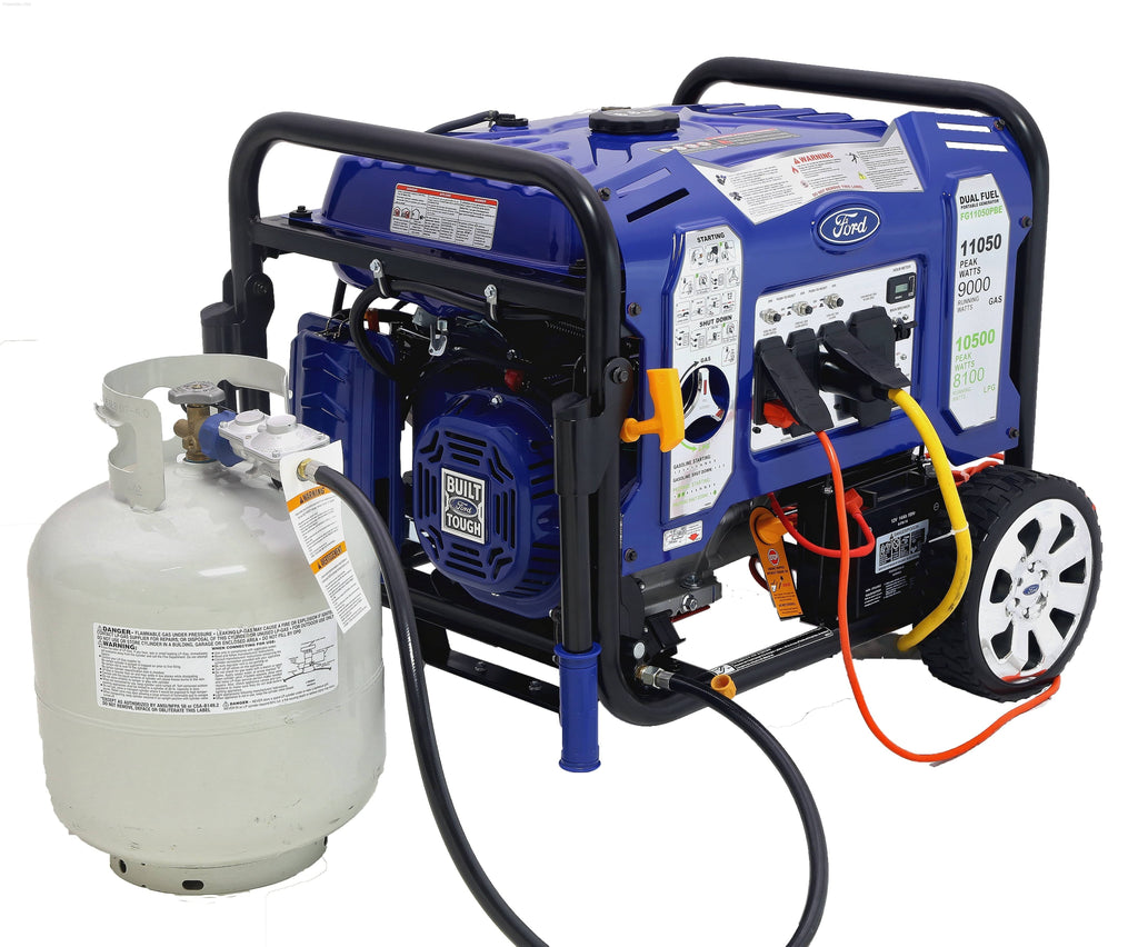 Ford-FG11050PBE 11,050W Dual Fuel Portable Generator with Switch & Go Technology - PowerGen USA