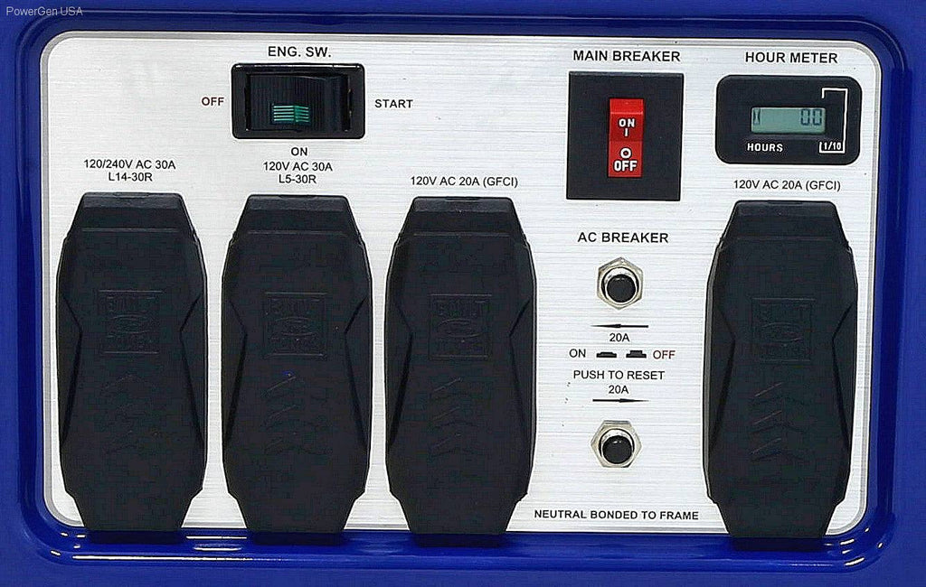 Ford-FG7750PBE 7,750W Dual Fuel Portable Generator with Switch & Go Technology - PowerGen USA