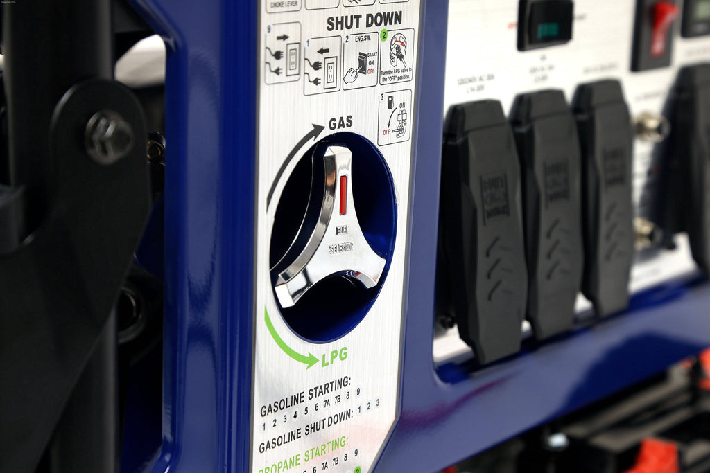 Ford-FG7750PBE 7,750W Dual Fuel Portable Generator with Switch & Go Technology - PowerGen USA