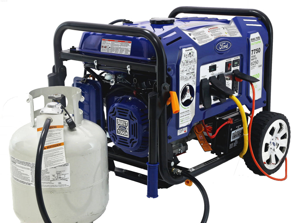 Ford-FG7750PBE 7,750W Dual Fuel Portable Generator with Switch & Go Technology - PowerGen USA