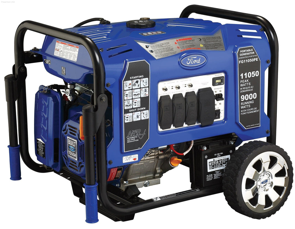 Ford-FG11050PE 11,050W Peak/9,000w Rated Portable Gas Powered Generator - PowerGen USA