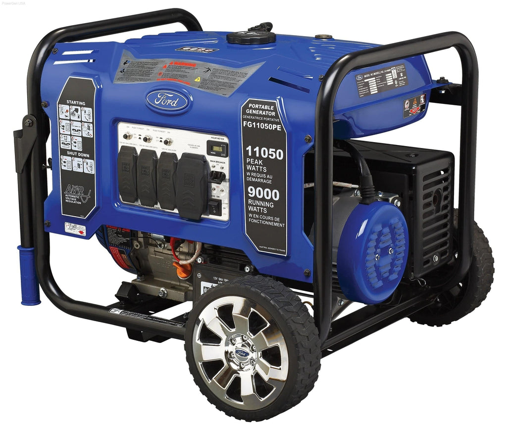 Ford-FG11050PE 11,050W Peak/9,000w Rated Portable Gas Powered Generator - PowerGen USA