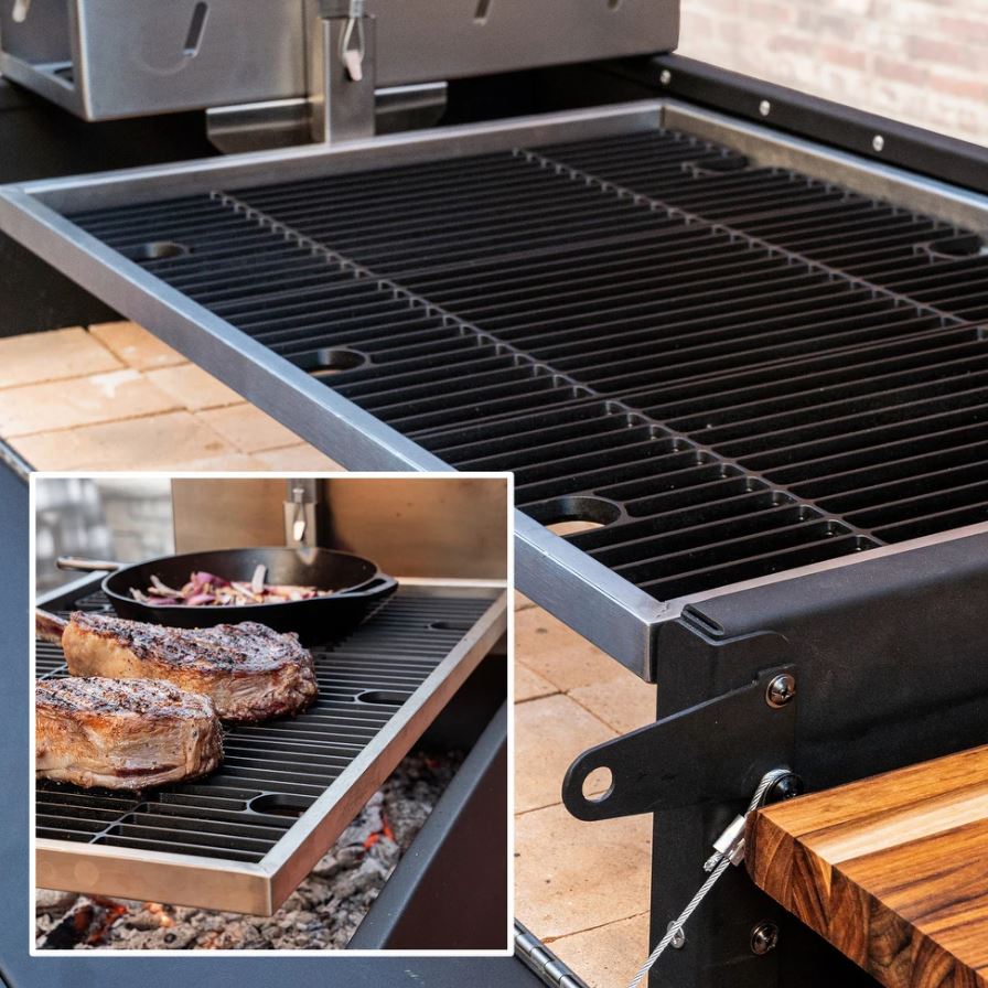 Backyard Discovery Argentine Santa Maria Wood Fire & Charcoal Grill - premium