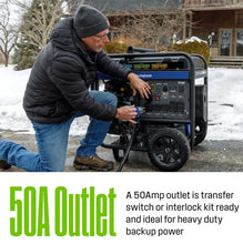 Load image into Gallery viewer, Westinghouse 14,500W Push Button Start Power Generator, CO Sensor