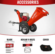 Load image into Gallery viewer, H-O-N-D-A GX200 Gasoline Engine Powered 4 inch Wood Chipper, GS650