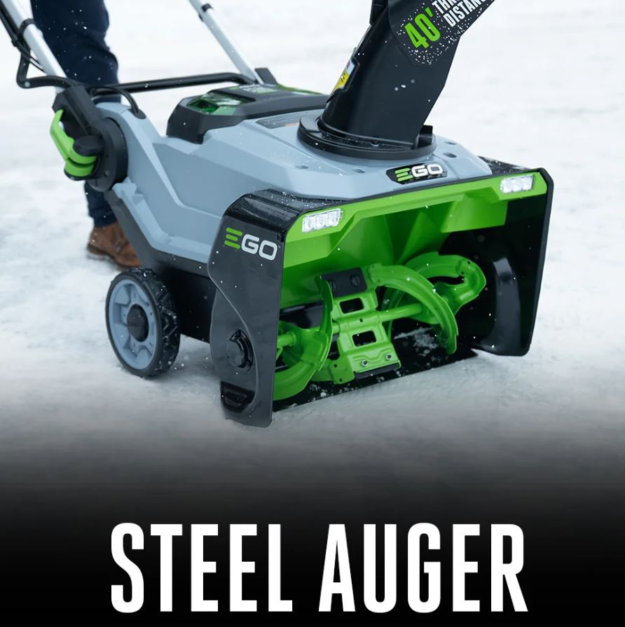 EGO Power+ SNT2110 Peak Power 21-Inch 56-Volt Cordless Snow Blower with Steel Auger Battery – Brand New